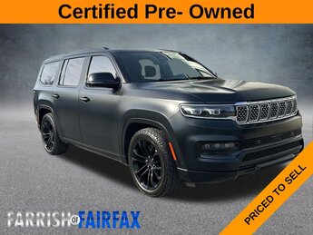 2022 MATTE BLACK Jeep Grand Wagoneer Series II Automatic 4X4 4 Door 6.4L V8 Engine SUV