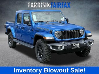 2025 Hydro Blue Pearlcoat Jeep Gladiator Truck 3.6L V6 24V VVT Engine Automatic 4 Door 4X4