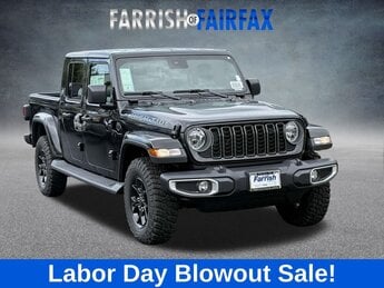 2025 Black Clearcoat Jeep Gladiator High Tide 4X4 Truck Automatic 4 Door 3.6L V6 24V VVT Engine