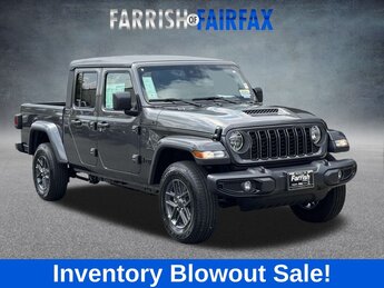 2025 Granite Crystal Metallic Clearcoat Jeep Gladiator Sport Automatic 4X4 4 Door 3.6L V6 24V VVT Engine