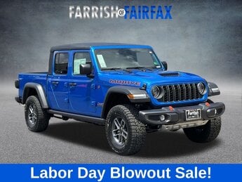 2025 Hydro Blue Pearlcoat Jeep Gladiator Mojave Automatic 4 Door 3.6L V6 24V VVT Engine