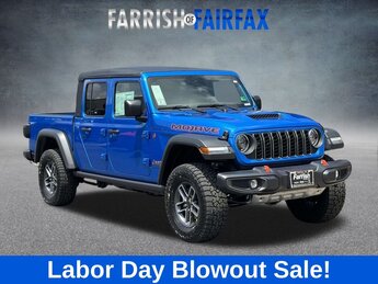 2025 Hydro Blue Pearlcoat Jeep Gladiator Mojave Automatic 4 Door 3.6L V6 24V VVT Engine