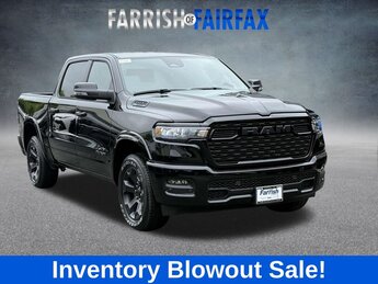 2025 Diamond Black Crystal Pearlcoat Ram 1500 Big Horn/Lone Star 4 Door Automatic Truck 3.0L I6 Engine 4X4