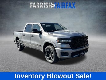 2025 Billet Silver Metallic Clearcoat Ram 1500 Big Horn/Lone Star Truck 4 Door Automatic