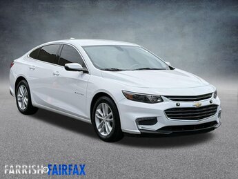 2016 Summit White Chevrolet Malibu LT Car 1.5L DOHC Engine FWD