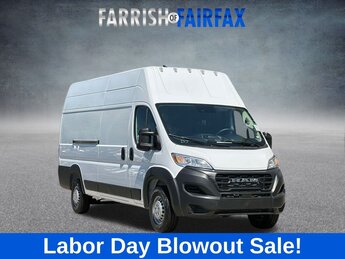 2024 Bright White Clearcoat Ram ProMaster 3500 Super High Roof Automatic Van 3.6L V6 24V VVT Engine