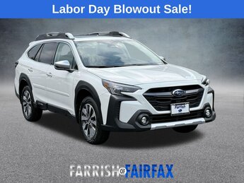 2025 Crystal White Pearl Subaru Outback Touring XT SUV 4 Door AWD Automatic (CVT) 2.4L DOHC Engine