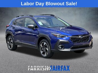 2025 Sapphire Blue Pearl Subaru Crosstrek Limited AWD 2.5L 4-Cylinder DOHC 16V Engine SUV Automatic (CVT)