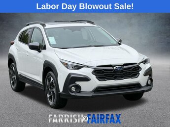 2025 Crystal White Pearl Subaru Crosstrek Limited 2.5L 4-Cylinder DOHC 16V Engine AWD 4 Door SUV