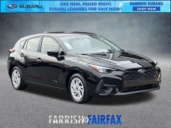 2025 Crystal Black Silica Subaru Impreza Base AWD 2.0L DOHC Engine 4 Door Automatic (CVT)