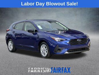 2025 Sapphire Blue Pearl Subaru Impreza Base 4 Door 2.0L DOHC Engine Crossover