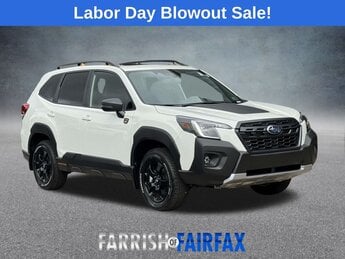 2025 Crystal White Pearl Subaru Forester Wilderness 4 Door SUV 2.5L 4-Cylinder DOHC 16V Engine