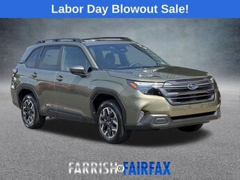 2025 Autumn Green Metallic Subaru Forester Premium SUV 2.5L 4-Cylinder DOHC 16V Engine 4 Door Automatic (CVT)