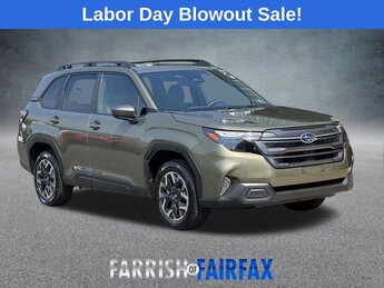2025 Autumn Green Metallic Subaru Forester Premium SUV 2.5L 4-Cylinder DOHC 16V Engine 4 Door Automatic (CVT)