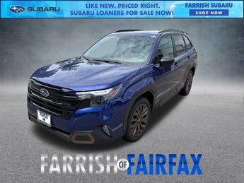 2025 Sapphire Blue Pearl Subaru Forester Sport 2.5L 4-Cylinder DOHC 16V Engine SUV 4 Door Automatic (CVT) AWD