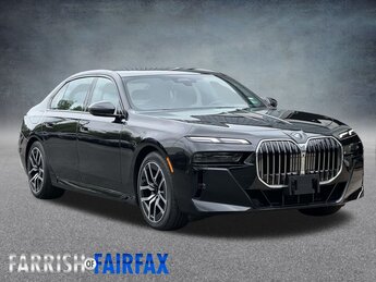 2024 Black Sapphire Metallic BMW 7 Series 740i xDrive 4 Door Automatic 3.0L I6 DOHC 24V TwinPower Turbo Engine