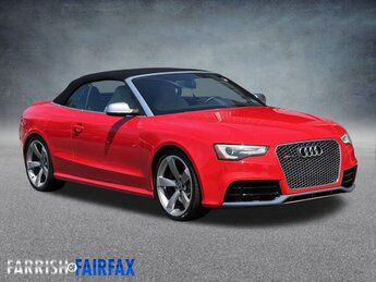 2014 Misano Red Pearl Effect/Black Roof Audi RS 5 4.2 AWD Convertible 2 Door 4.2L V8 FSI DOHC Engine