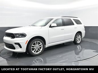 2022 White Knuckle Clearcoat Dodge Durango GT Plus SUV Automatic 3.6L V6 24V VVT Engine 4 Door