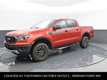 2022 Hot Pepper Red Metallic Tinted Clearcoat Ford Ranger XLT Truck EcoBoost 2.3L I4 GTDi DOHC Turbocharged VCT Engine Automatic 4X4 4 Door