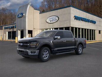 2025 Agate Black Metallic Ford F-150 XLT 4X4 Automatic 4 Door Truck 3.5L PowerBoost Full-Hybrid V6 Engine