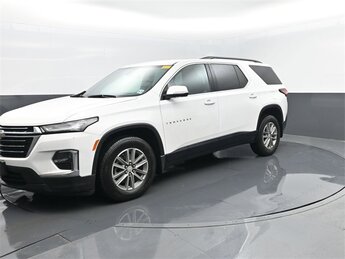 2022 Summit White Chevrolet Traverse LT Leather AWD Automatic SUV 4 Door 3.6L V6 SIDI VVT Engine