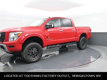 2021 Red Alert Nissan Titan SV 4 Door Automatic 5.6L V8 DOHC 32V 400hp Engine