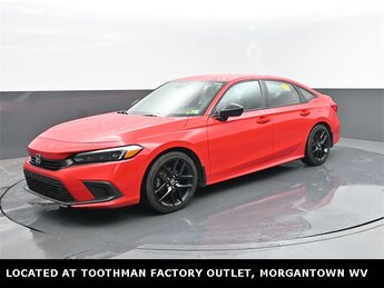 2024 Rallye Red Honda Civic Sport Automatic (CVT) 2.0L I4 DOHC 16V i-VTEC Engine FWD