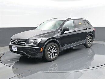 2021 Deep Black Pearl Volkswagen Tiguan 2.0T S Automatic FWD 4 Door SUV 2.0L TSI DOHC Engine