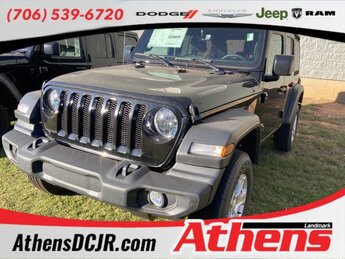 2023 Black Clearcoat Jeep Wrangler Sport S 4X4 4 Door SUV