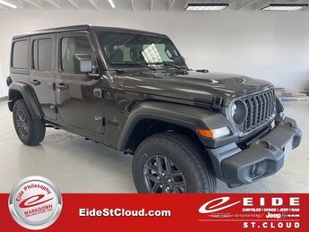 2025 Granite Crystal Metallic Clearcoat Jeep Wrangler Sport S 4X4 Automatic 3.6L V6 24V VVT Engine SUV
