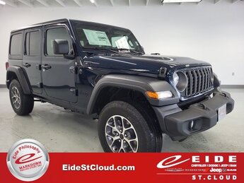 2025 Fathom Blue Pearlcoat Jeep Wrangler Sport S 4X4 SUV Automatic