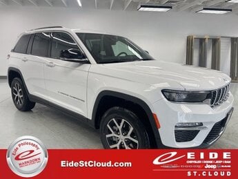 2025 Bright White Clearcoat Jeep Grand Cherokee Limited 3.6L V6 24V VVT Engine SUV 4X4