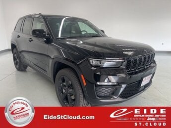 2025 Diamond Black Crystal Pearlcoat Jeep Grand Cherokee Limited 3.6L V6 24V VVT Engine 4 Door Automatic 4X4