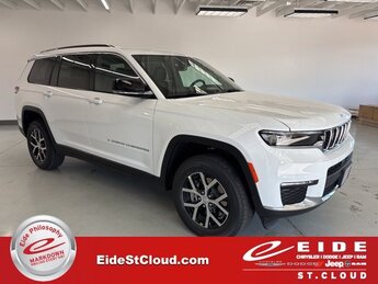 2025 Bright White Clearcoat Jeep Grand Cherokee L Limited 4 Door SUV 4X4 Automatic 3.6L V6 24V VVT Engine