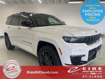 2025 Bright White Clearcoat Jeep Grand Cherokee L Summit 3.6L V6 24V VVT Engine 4X4 Automatic SUV 4 Door