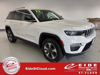 2022 Bright White Clearcoat Jeep Grand Cherokee 4xe SUV Automatic 4X4 4 Door 2.0L I4 DOHC Engine