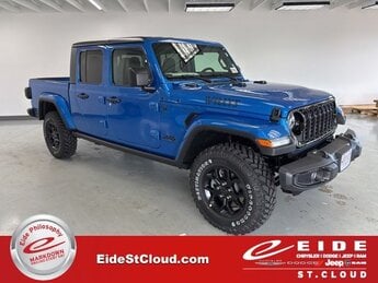 2025 Hydro Blue Pearlcoat Jeep Gladiator Willys 4X4 Truck 4 Door Automatic