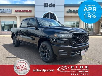 2025 Diamond Black Crystal Pearlcoat Ram 1500 Big Horn Night Edition 4X4 3.0L I6 Engine 4 Door Automatic Truck
