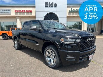 2025 Diamond Black Crystal Pearlcoat Ram 1500 Big Horn Sport Automatic 4 Door Truck