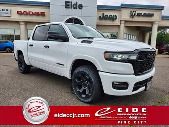 2026 Bright White Clearcoat Ram 1500 Big Horn Night Edition Automatic Truck 4X4 4 Door