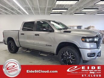 2025 Billet Silver Metallic Clearcoat Ram 1500 Big Horn Night Edition Waldoch 4X4 Truck 3.0L I6 Engine Automatic 4 Door