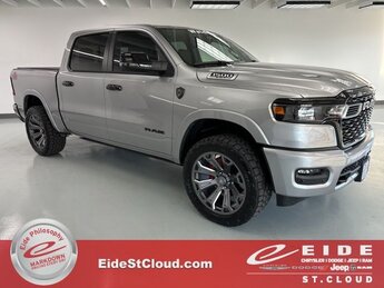 2025 Billet Silver Metallic Clearcoat Ram 1500 Big Horn Night Edition Waldoch Truck 4 Door 3.0L I6 Engine Automatic