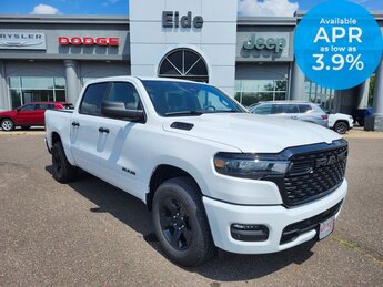 2025 Bright White Clearcoat Ram 1500 Tradesman Night Edition 4X4 3.0L I6 Engine 4 Door Truck