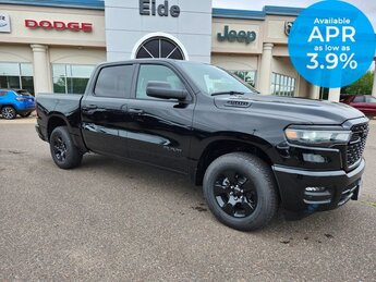 2025 Diamond Black Crystal Pearlcoat Ram 1500 Tradesman Night Edition 4X4 3.0L I6 Engine Truck Automatic