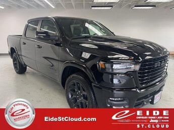 2026 Diamond Black Crystal Pearlcoat Ram 1500 Laramie Night Edition Automatic 4 Door 3.0L I6 Engine Truck