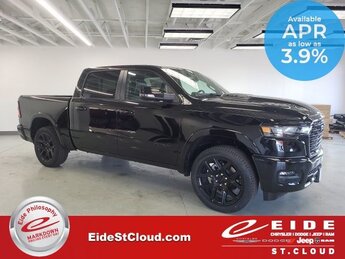 2025 Diamond Black Crystal Pearlcoat Ram 1500 Laramie Night Edition Truck 3.0L I6 Engine Automatic