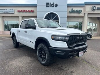 2025 Bright White Clearcoat Ram 1500 Rebel 3.0L I6 Engine 4X4 Automatic 4 Door Truck