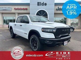 2025 Bright White Clearcoat Ram 1500 Rebel Truck 3.0L I6 Engine 4X4