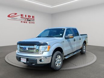 2014 Ingot Silver Metallic Ford F-150 XLT Truck Automatic 4X4 5.0L V8 FFV Engine 4 Door