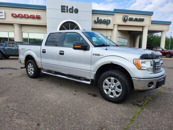 2014 Ingot Silver Metallic Ford F-150 XLT Truck Automatic 4X4 5.0L V8 FFV Engine 4 Door